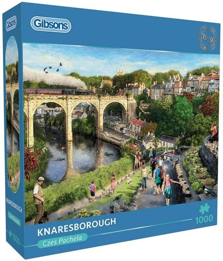 Knaresborough Puzzel (1000 stukjes) | Gibsons - Puzzels, Hobby en Vrije tijd, Denksport en Puzzels, Nieuw, Verzenden