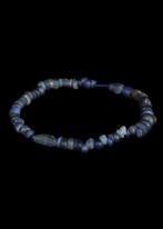 Oud-Romeins Dark Blue Glass Kralenarmband (Zonder