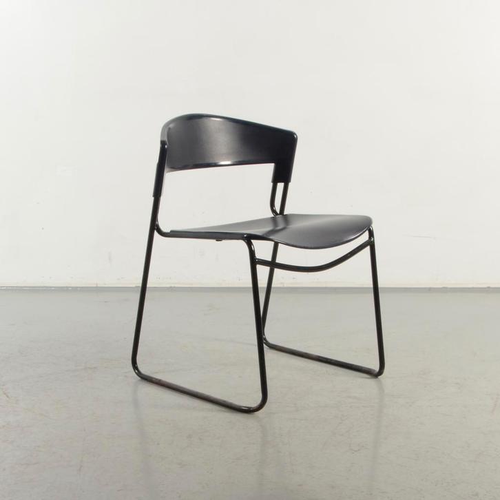 Steelcase Assisa kantinestoel, blauw, buisframe onderstel, Huis en Inrichting, Bureaustoelen, Ophalen of Verzenden