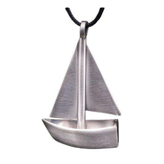 Zilveren Zeilboot kettinghanger, Sieraden, Tassen en Uiterlijk, Kettinghangers, Verzenden