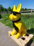 Beeld, yellow dog with glasses garden image or indoor - 78