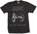 shirts - AC/DC About To Rock T-shirt - Size M Black, Zo goed als nieuw, Verzenden