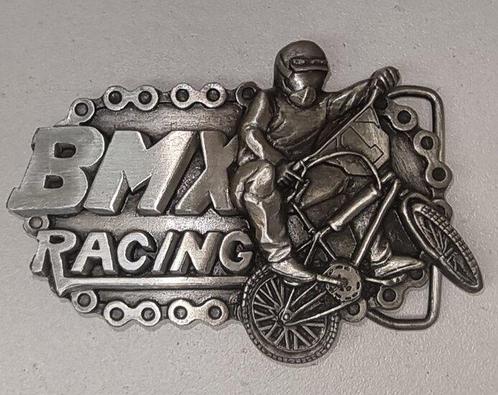 Vintage BMX Racing as kleurige Riem Gesp/Buckle, Kleding | Heren, Riemen en Ceinturen, Losse buckle of gesp, Nieuw, Verzenden