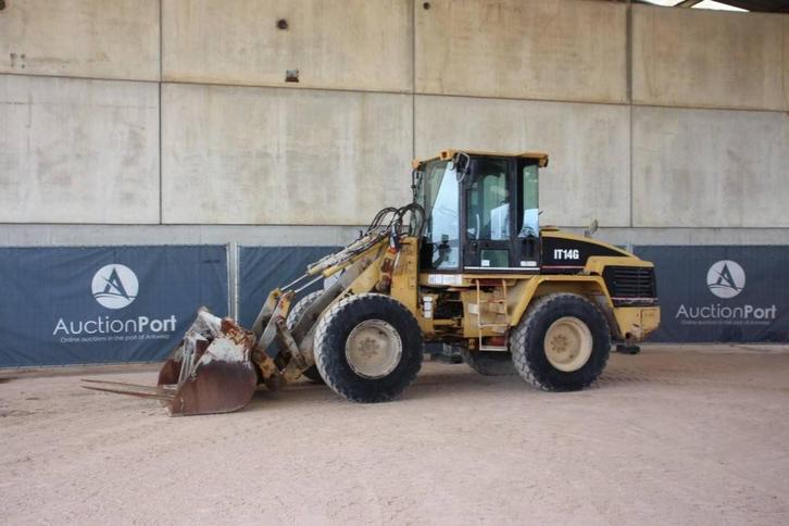 Veiling: Wiellader Caterpillar IT14G Diesel 1999, Zakelijke goederen, Machines en Bouw | Kranen en Graafmachines, Wiellader of Shovel
