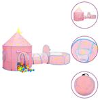 Kinderspeeltent 301x120x128 cm roze (Speelhuizen, Speelgoed), Nieuw, Verzenden