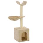 vidaXL Kattenkrabpaal met sisal krabpalen 105 cm beige, Verzenden, Nieuw