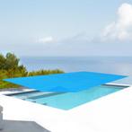 Zwembadafdekking zonnedoek rechthoek PE blauw 450x220 cm, Tuin en Terras, Nieuw, Verzenden