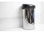 Brabantia Touch Bin - Prullenbak - 60 l - Brilliant Steel /, Verzenden, Zo goed als nieuw