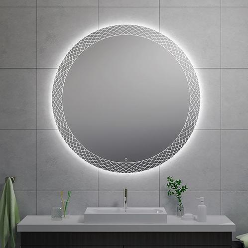 Wiesbaden Deco Badkamerspiegel met LED - Dimbaar - Rond -, Huis en Inrichting, Woonaccessoires | Spiegels, Nieuw, Ophalen of Verzenden