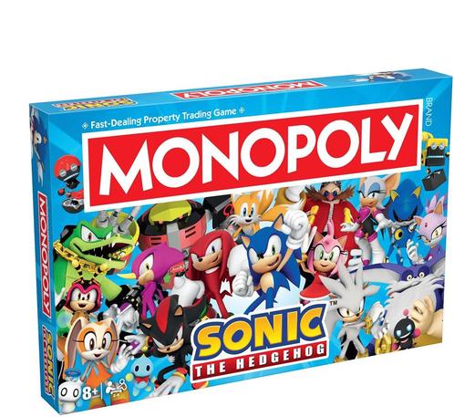 Monopoly - Sonic the Hedgehog | Winning Moves -, Hobby en Vrije tijd, Gezelschapsspellen | Bordspellen, Nieuw, Verzenden