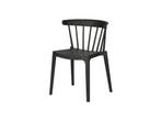 WOOOD Bliss - Eetkamerstoel - Kunststof - Zwart - 75x52x53, Huis en Inrichting, Stoelen, Verzenden, Zo goed als nieuw