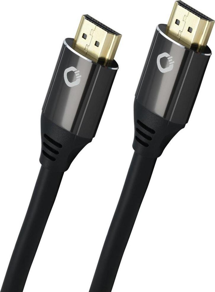 Oehlbach Black Magic Evolution MKII 48 Gbps HDMI Kabel 1,5m, Audio, Tv en Foto, Televisiebeugels, Verzenden