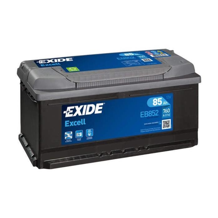 Exide Excell 12V 85Ah - Loodzuur - Startaccu - EB852, Watersport en Boten, Bootonderdelen, Nieuw