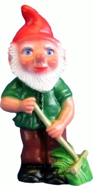 Tuinkabouter met hark, Tuin en Terras, Tuinbeelden, Nieuw, Verzenden