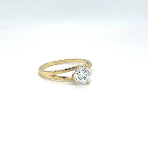 Zonder Minimumprijs - Ring - 14 karaat Geel goud - 1.05ct., Sieraden, Tassen en Uiterlijk, Ringen