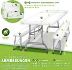 Picknicktafel - Campingtafel - Biertafel - Opvouwbaar - 180, Tuin en Terras, Verzenden, Zo goed als nieuw