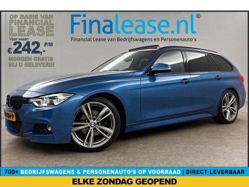 BMW 3-serie 320d High Executive M-Sport Marge 191PK €242pm, Auto's, BMW, Lease, Automaat, Stationwagon, Diesel, Blauw, Verzenden
