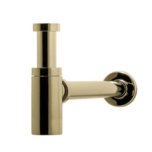Wastafel Sifon Hotbath Cobber Rond Gepolijst Messing PVD, Doe-het-zelf en Verbouw, Sanitair, Overige typen, Nieuw, Ophalen of Verzenden
