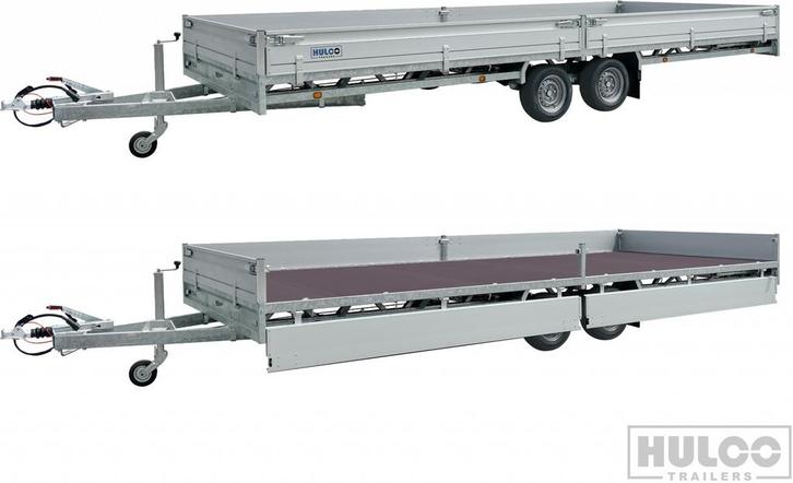 Hulco Plateauwagen Medax-2 3500kg 611x223, Auto diversen, Aanhangers en Bagagewagens, Ophalen of Verzenden