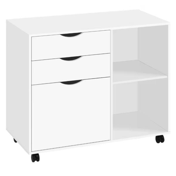 Witte Dossierkast op Wielen – 3 Lades en Hangmappen, Zakelijke goederen, Kantoor en Winkelinrichting | Kantoormeubilair en Inrichting