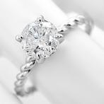Zonder minimumprijs - Ring - 14 karaat Witgoud - 1.09ct. tw., Sieraden, Tassen en Uiterlijk, Ringen, Nieuw
