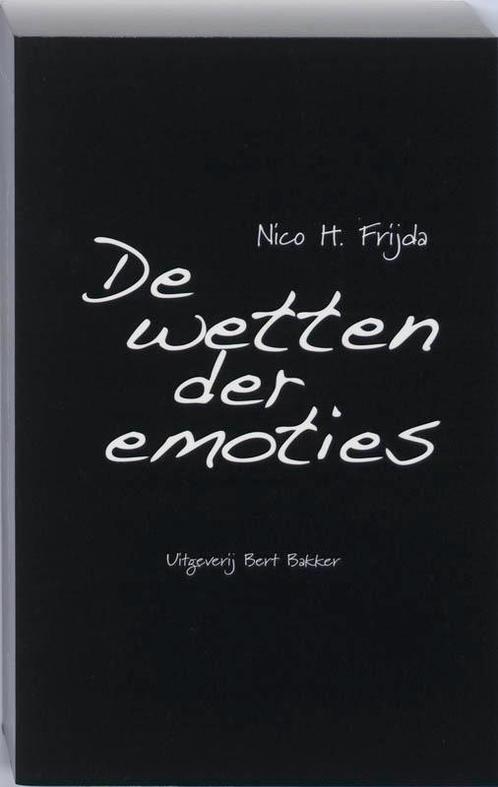 De wetten der emoties 9789035132320 N.H. Frijda, Boeken, Psychologie, Gelezen, Verzenden