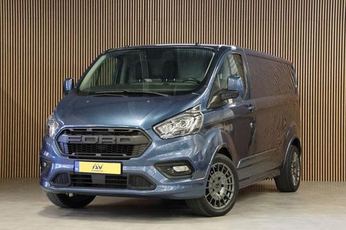 Ford Transit Custom 310 2.0 TDCI 170 PK AUT L2H1 Sport | BPM, Auto's, Bestelauto's, Dealer onderhouden, Lease, Zwart, Automaat