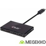 CLUB3D Multi Stream Transport (MST) Hub DisplayPort 1.2 Quad, Computers en Software, Verzenden, Nieuw