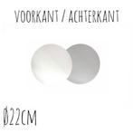 Taartonderzetter Wit / Zilver Ø22cm 10st., Hobby en Vrije tijd, Taarten en Cupcakes maken, Verzenden, Nieuw