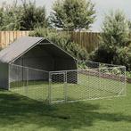 vidaXL Hondenkennel met ren 6x3x1,9 m gegalvaniseerd staal, Dieren en Toebehoren, Verzenden, Nieuw