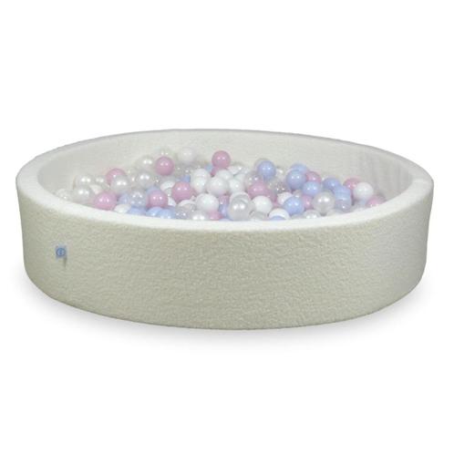Zachte teddy ballenbak wit – inclusief 600 ballen voor ei., Kinderen en Baby's, Speelgoed | Educatief en Creatief, Nieuw, Ophalen of Verzenden