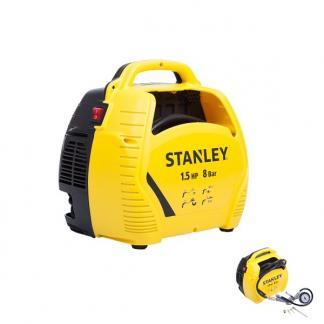 Compressor | Stanley | STN595 (1100W, Max. 8 bar), Doe-het-zelf en Verbouw, Gereedschap | Overige machines, Nieuw, Verzenden