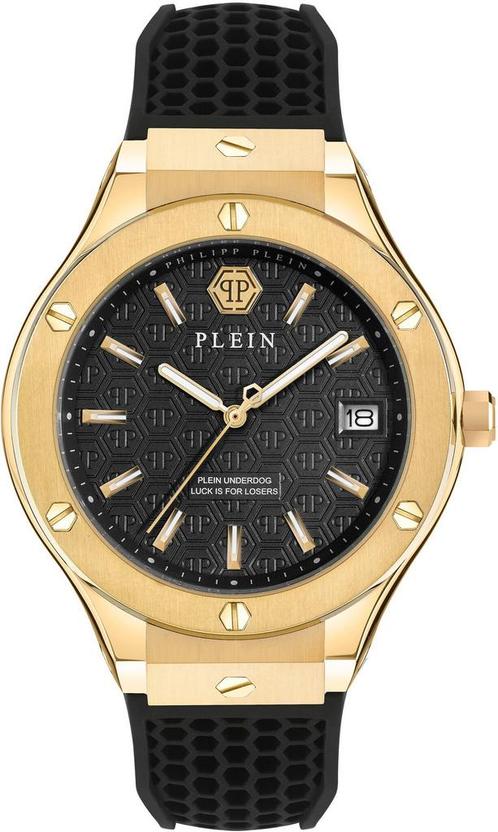 Philipp Plein PWUFA0225 Plein Underdog horloge, Sieraden, Tassen en Uiterlijk, Horloges | Heren, Kunststof, Nieuw, Staal, Overige merken