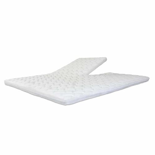 4 D topper HR50 - 9cm - Split - 140/200, Huis en Inrichting, Slaapkamer | Beddengoed, Overige typen, Wit, Nieuw, Tweepersoons