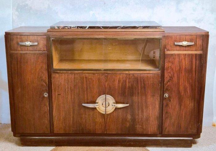 Hoog dressoir - Hout - Buffet Art déco, Antiek en Kunst, Kunst | Designobjecten