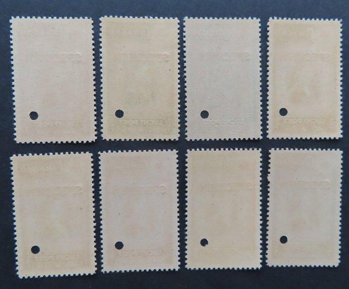 Curaçao 1944 - Rode Kruis (LP45-LP52) SPECIMEN, Postzegels en Munten, Postzegels | Nederland