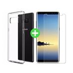 Samsung Galaxy Note 8 Transparant TPU Hoesje + Screen, Telecommunicatie, Mobiele telefoons | Toebehoren en Onderdelen, Nieuw, Verzenden