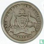 Australië 1 florin 1914 (zonder muntteken), Verzenden, Losse munt, Goud