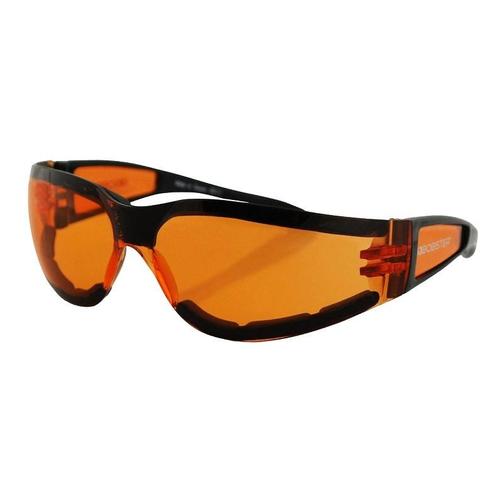 Bobster shield II zonnebril - amber, Motoren, Kleding | Motorkleding, Nieuw met kaartje, Verzenden