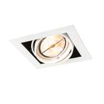 Inbouwspot wit AR111 verstelbaar - Oneon, Huis en Inrichting, Lampen | Spots, Nieuw, Overige materialen, Design