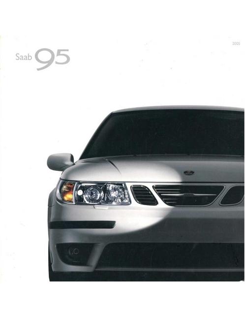 2005 SAAB 9-5 BROCHURE ENGELS, Boeken, Auto's | Folders en Tijdschriften