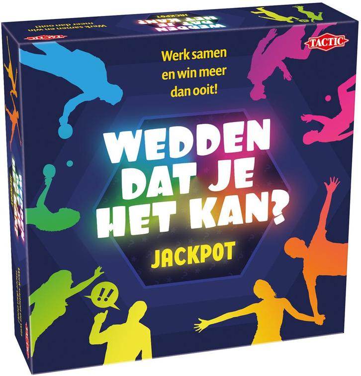 Wedden dat je het kan? Jackpot | Tactic - Gezelschapsspellen, Hobby en Vrije tijd, Gezelschapsspellen | Bordspellen, Nieuw, Verzenden