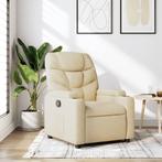 Fauteuil cremekleurig stof | Tweedekansje | OP=OP, Nieuw, 75 tot 100 cm, Ophalen of Verzenden, 75 tot 100 cm