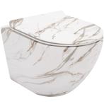 REA Rimless wandcloset - 49 cm - Softclose - Lava glans -..., Ophalen of Verzenden, Nieuw