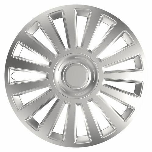 Wieldoppen 13 inch - Luxury Zilver - wieldoppenset, Auto diversen, Wieldoppen, Nieuw, Verzenden