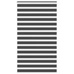 vidaXL Zebra rolgordijn 120x230 cm stofbreedte 115,9 cm, Verzenden, Nieuw, Zwart