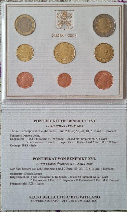 Vaticaan. Year Set (BU) 2009 (Zonder Minimumprijs), Postzegels en Munten, Munten | Europa | Euromunten