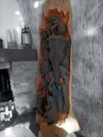 Olifanten Snijwerk op hout - 128 cm - Zuid-Oost Azië