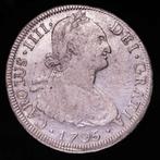 Spanje. Carlos IV (1788-1808). 8 Reales Acuñados en 1795, en, Postzegels en Munten, Munten | Europa | Niet-Euromunten