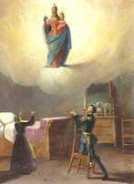 Italiaanse school (XIX) - Ex voto per Grazia Ricevuta, Antiek en Kunst, Kunst | Schilderijen | Klassiek